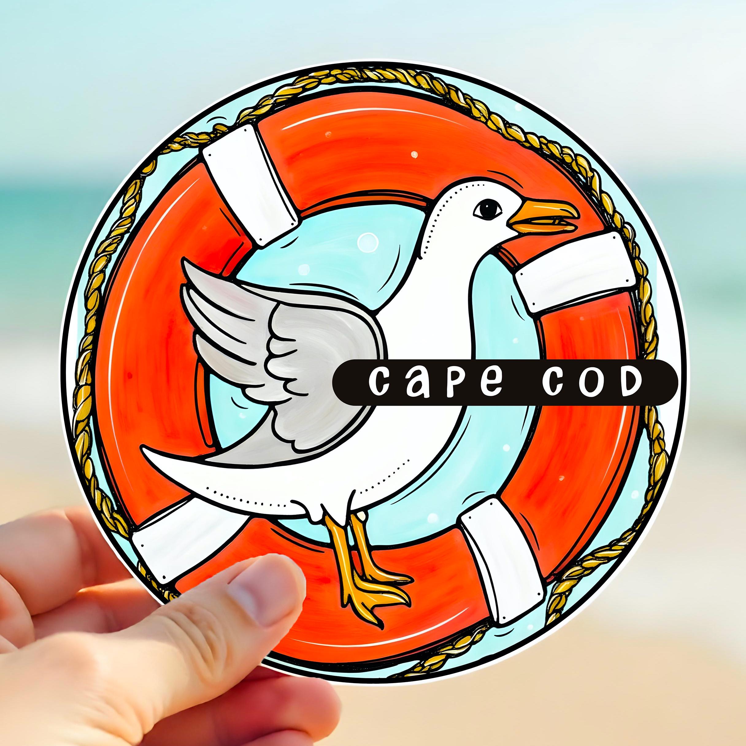 Cape Cod Sticker | Massachusetts Decal Gift for wholesale by Atelier Vero Wholesale